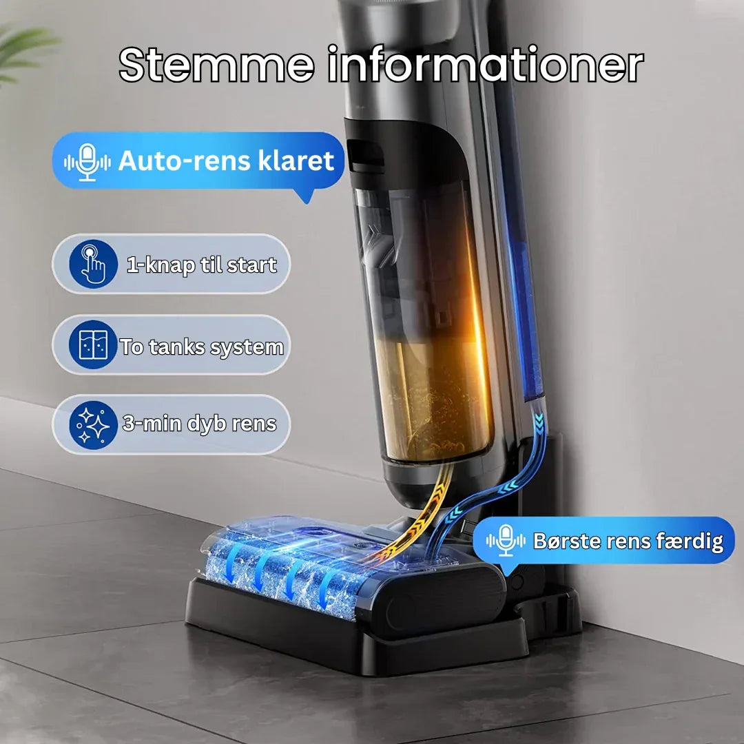 EasyClean 3-i-1 Ledningsfri Vådstøvsuger - EasyClean