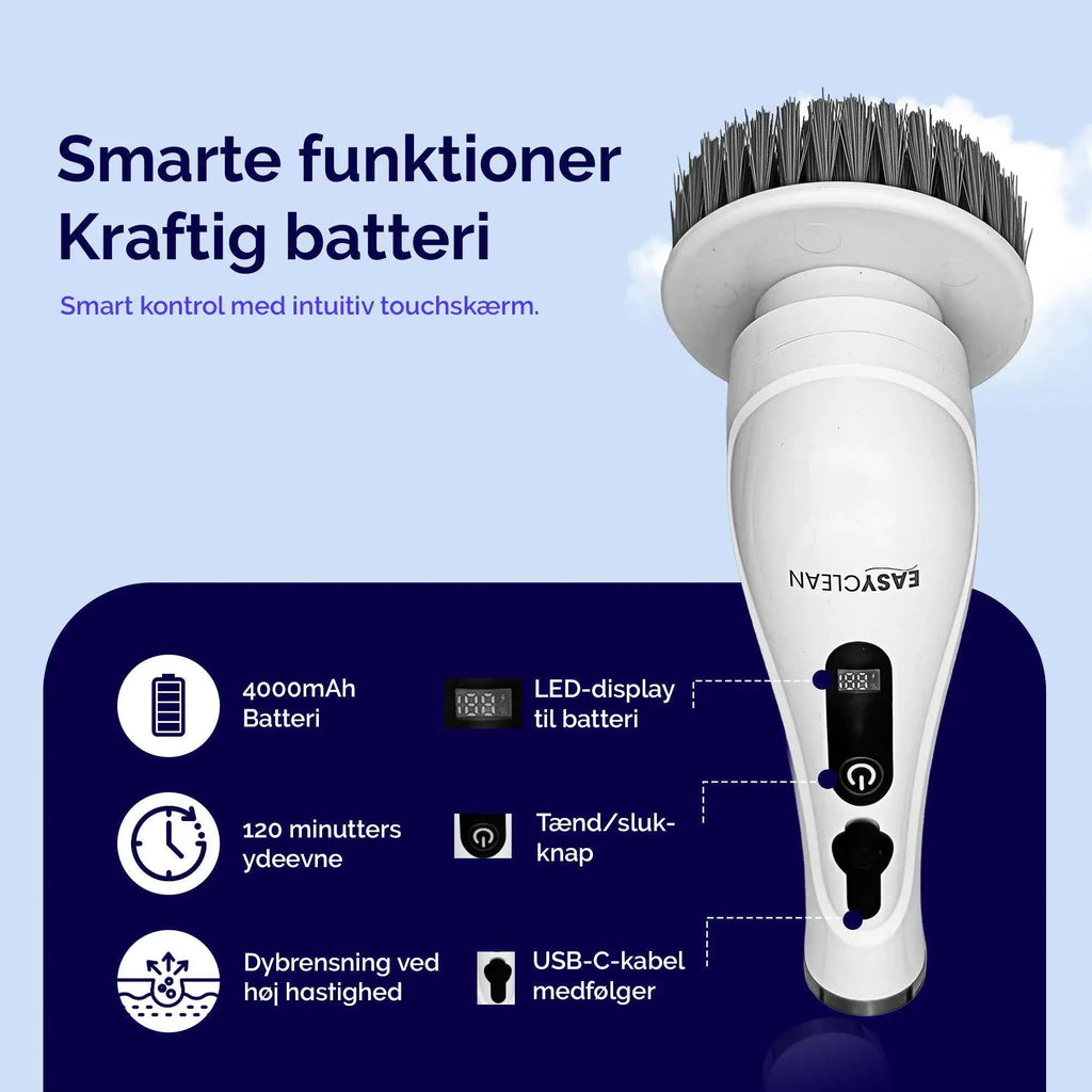 EasyBrush Pro™ | Elektrisk rengøringsbørste - EasyClean