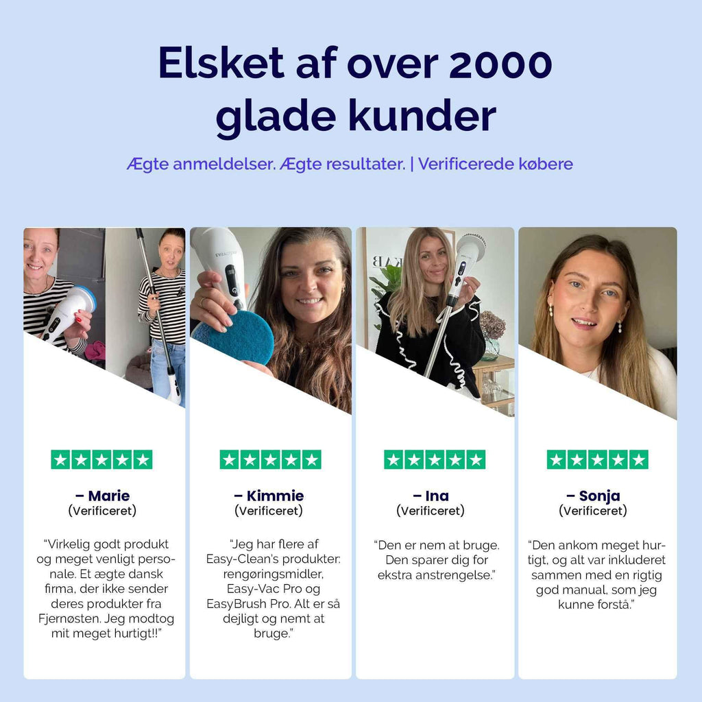 EasyBrush Pro™ | Elektrisk rengøringsbørste - EasyClean