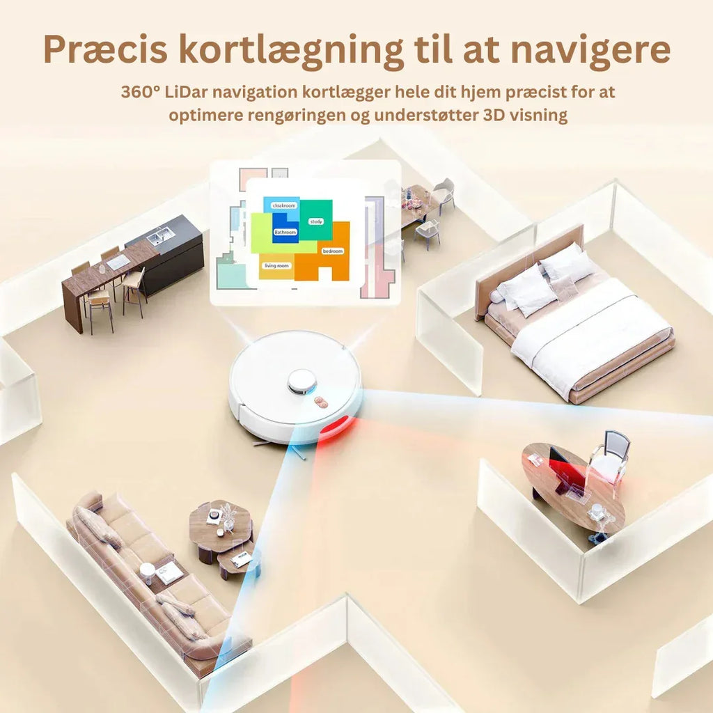 EasyRobot Wash + Vac | Robotstøvsuger - EasyClean