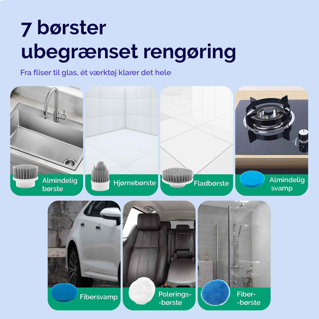 EasyBrush Pro™ | Elektrisk rengøringsbørste - EasyClean