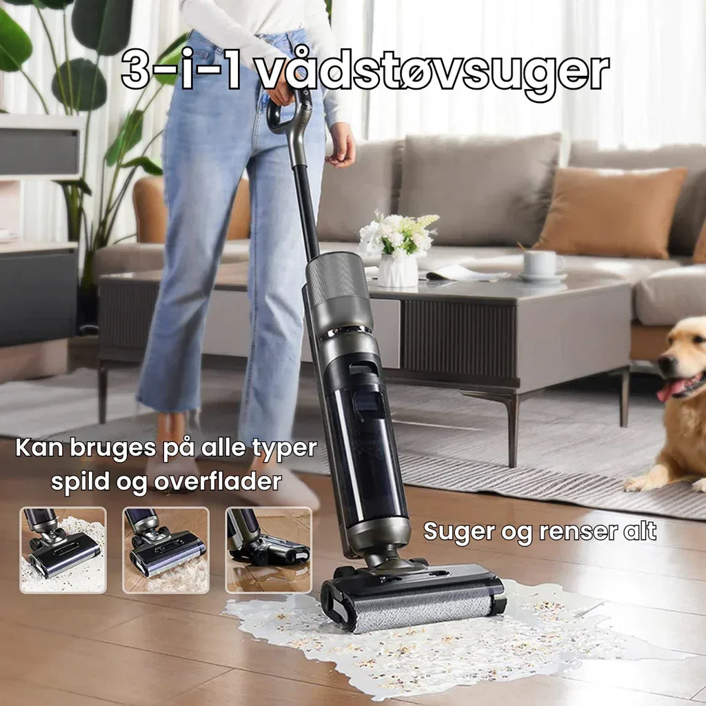 EasyClean 3-i-1 Ledningsfri Vådstøvsuger - EasyClean