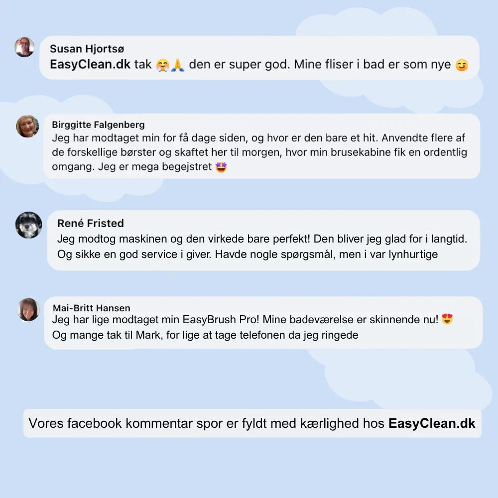 EasyBrush Pro™ | Elektrisk rengøringsbørste - EasyClean
