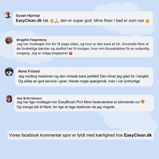 EasyBrush Pro™ | Elektrisk rengøringsbørste - EasyClean