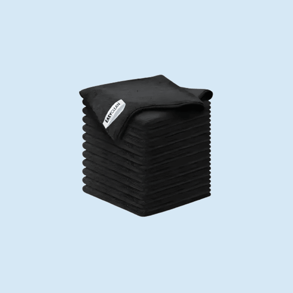 Microfiber klude - 10 stk - Sorte